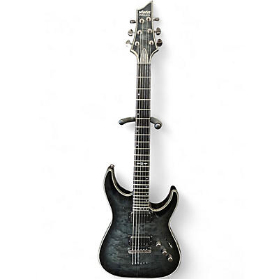 Used Schecter Guitar Research Hellraiser C1 Hybrid Trans Black Solid Body Electric Guitar
