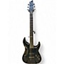 Used Schecter Guitar Research Hellraiser C1 Hybrid Trans Black Solid Body Electric Guitar Trans Black