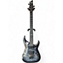 Used Schecter Guitar Research Hellraiser C1 Hybrid Trans Black Solid Body Electric Guitar Trans Black