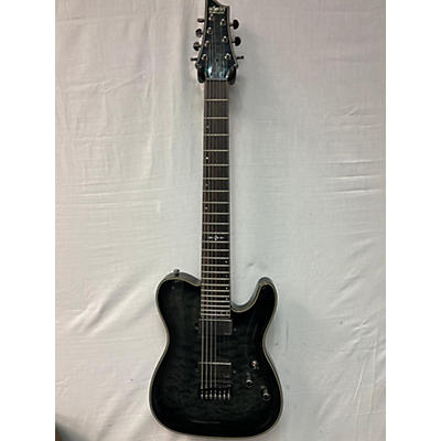 Schecter Guitar Research Used Schecter Guitar Research Hellraiser C1 Hybrid Trans Gray Solid Body Electric Guitar