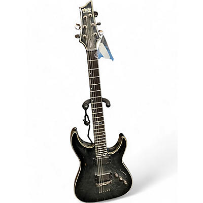 Schecter Guitar Research Used Schecter Guitar Research Hellraiser C1 Hybrid Trans Gray Solid Body Electric Guitar