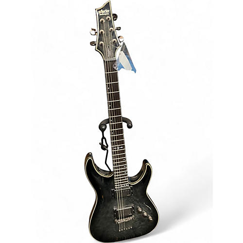 Schecter Guitar Research Used Schecter Guitar Research Hellraiser C1 Hybrid Trans Gray Solid Body Electric Guitar Trans Gray