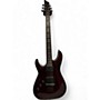 Used Schecter Guitar Research Hellraiser C1 Left Handed Cherry Electric Guitar Cherry