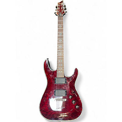 Used Schecter Guitar Research Hellraiser C1 Red Solid Body Electric Guitar