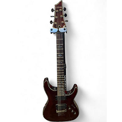 Used Schecter Guitar Research Hellraiser C1 Red Solid Body Electric Guitar