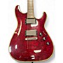 Used Schecter Guitar Research Hellraiser C1 Trans Red Solid Body Electric Guitar Trans Red