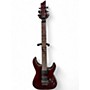 Used Schecter Guitar Research Hellraiser C1 Trans Red Solid Body Electric Guitar Trans Red