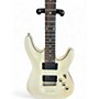 Used Schecter Guitar Research Hellraiser C1 White Solid Body Electric Guitar White