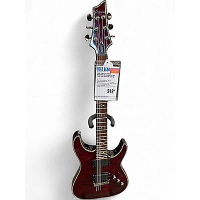 Used Schecter Guitar Research Hellraiser C1 red Solid Body Electric Guitar