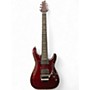 Used Schecter Guitar Research Hellraiser C7 7 String Black Cherry Solid Body Electric Guitar Black Cherry