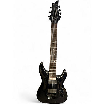 Used Schecter Guitar Research Hellraiser C7 7 String Black Solid Body Electric Guitar