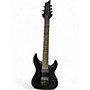 Used Schecter Guitar Research Hellraiser C7 7 String Black Solid Body Electric Guitar Black