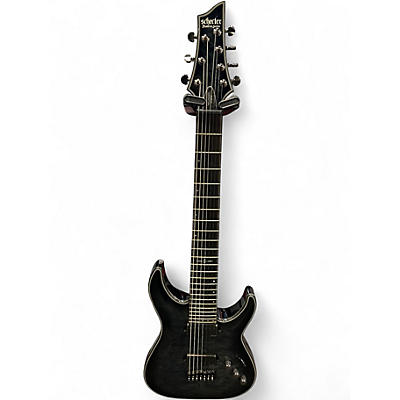 Used Schecter Guitar Research Hellraiser C7 7 String Charcoal Solid Body Electric Guitar