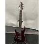 Used Schecter Guitar Research Used Schecter Guitar Research Hellraiser C7 7 String Left Handed See Thru Black Cherry Electric Guitar See Thru Black Cherry