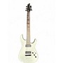 Used Schecter Guitar Research Hellraiser C7 7 String White Solid Body Electric Guitar White