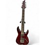Used Schecter Guitar Research Hellraiser C7 FR 7 String Trans Red Solid Body Electric Guitar Trans Red