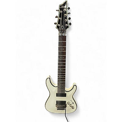 Used Schecter Guitar Research Hellraiser C7 Floyd Rose Alpine White Solid Body Electric Guitar