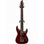 Used Schecter Guitar Research Hellraiser C7 Floyd Rose Black Cherry Solid Body Electric Guitar Black Cherry