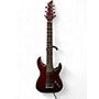 Used Schecter Guitar Research Hellraiser C7 Floyd Rose Red Solid Body Electric Guitar Red