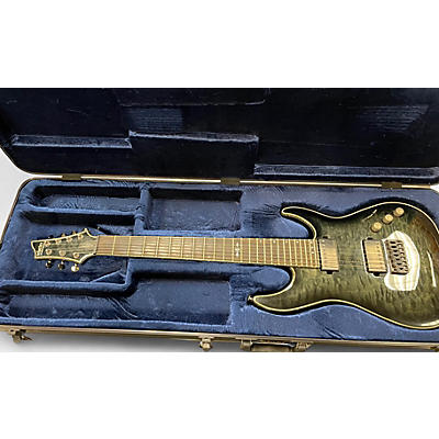 Used Schecter Guitar Research Hellraiser C7 Hybrid Trans Black Solid Body Electric Guitar