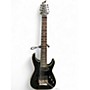 Used Schecter Guitar Research Hellraiser C8 8 Floyd Rose Black Solid Body Electric Guitar Black