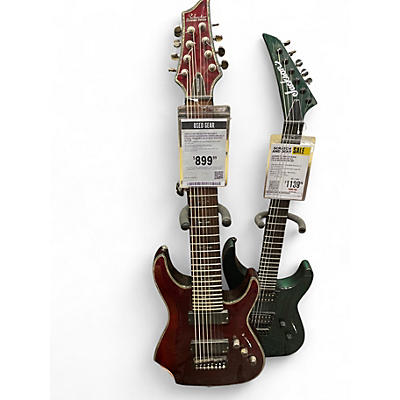 Used Schecter Guitar Research Hellraiser C8 DIAMOND SERIES Special 8 String Trans Red Solid Body Electric Guitar