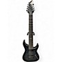 Used Schecter Guitar Research Hellraiser C8 Hybrid TRANS BLACK Solid Body Electric Guitar TRANS BLACK