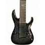 Used Schecter Guitar Research Hellraiser C8 Hybrid Trans Black Solid Body Electric Guitar Trans Black