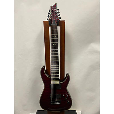 Schecter Guitar Research Used Schecter Guitar Research Hellraiser C8 Red Solid Body Electric Guitar