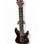 Used Schecter Guitar Research Hellraiser C8 Special 8 String Crimson Red Burst Solid Body Electric Guitar Crimson Red Burst