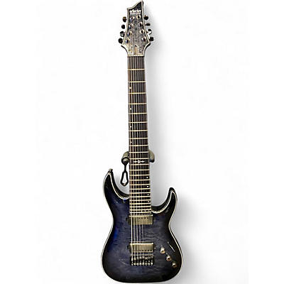 Used Schecter Guitar Research Hellraiser C8 Trans Black Solid Body Electric Guitar