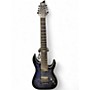 Used Schecter Guitar Research Hellraiser C8 Trans Black Solid Body Electric Guitar Trans Black