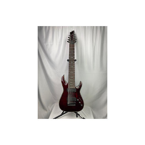 Schecter Guitar Research Used Schecter Guitar Research Hellraiser C9 Wine Red Solid Body Electric Guitar Wine Red