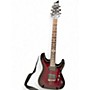 Used Schecter Guitar Research Hellraiser Deluxe Black Cherry Solid Body Electric Guitar Black Cherry