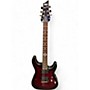 Used Schecter Guitar Research Used Schecter Guitar Research Hellraiser Deluxe Crimson Red Burst Solid Body Electric Guitar Crimson Red Burst