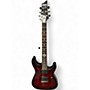 Used Schecter Guitar Research Hellraiser Deluxe Crimson Red Burst Solid Body Electric Guitar Crimson Red Burst