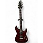 Used Schecter Guitar Research Hellraiser Deluxe Crimson Red Trans Solid Body Electric Guitar Crimson Red Trans