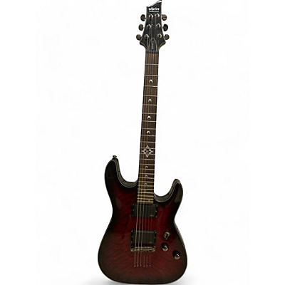 Schecter Guitar Research Used Schecter Guitar Research Hellraiser Deluxe RED Solid Body Electric Guitar