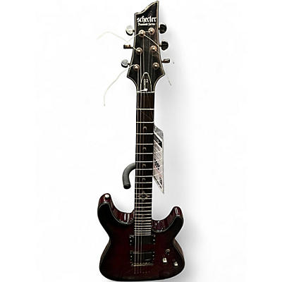 Used Schecter Guitar Research Hellraiser Deluxe RED Solid Body Electric Guitar