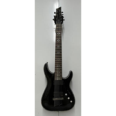 Schecter Guitar Research Used Schecter Guitar Research Hellraiser Diamond Series 7 String Black Solid Body Electric Guitar