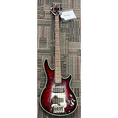 Schecter Guitar Research Used Schecter Guitar Research Hellraiser Extreme 4 String SATIN CRIMSON RED Electric Bass Guitar