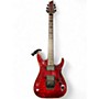 Used Schecter Guitar Research Hellraiser FR Black Cherry Solid Body Electric Guitar Black Cherry