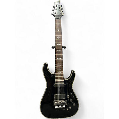 Used Schecter Guitar Research Hellraiser FrS Black Solid Body Electric Guitar