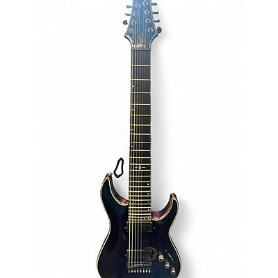 Used Schecter Guitar Research Hellraiser Hybrid 8 String ULTRA VIOLET Solid Body Electric Guitar