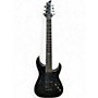 Used Schecter Guitar Research Hellraiser Hybrid C-7 7-String Transparent Black Burst Solid Body Electric Guitar Transparent Black Burst