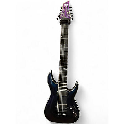 Used Schecter Guitar Research Hellraiser Hybrid C-8 Purple Solid Body Electric Guitar
