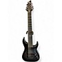 Used Schecter Guitar Research Hellraiser Hybrid C8 Black Solid Body Electric Guitar Black