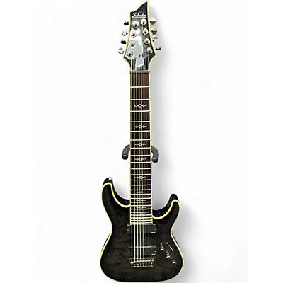 Used Schecter Guitar Research Hellraiser Hybrid C8 Gray Solid Body Electric Guitar