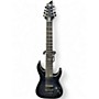 Used Schecter Guitar Research Hellraiser Hybrid C8 Trans Black Solid Body Electric Guitar Trans Black