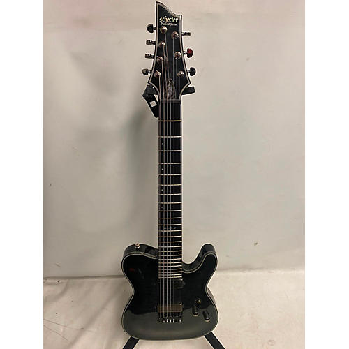 Schecter Guitar Research Used Schecter Guitar Research Hellraiser Hybrid PT-7 Solid Body Electric Guitar TRANSPARENT BLACK BURST